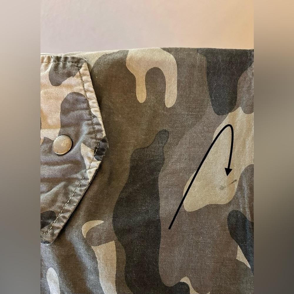 Love Tree Camo Utility Vest Size Large Military Cargo Sleeveless Jacket - Picture 4 of 7